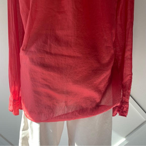 Forte Forte Collarless Long Sleeved Blouse - 3 - Picture 9 of 12